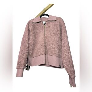 Victoria’s Secret Pink Mauve Cropped Sherpa Jacket
